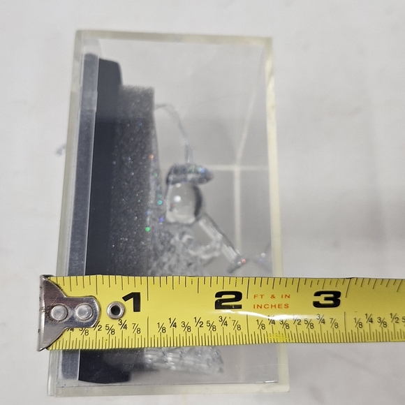 Vintage Unique Treasure Hand Spun Glass Angel Silver Glitter Christmas Ornament - Picture 8 of 8